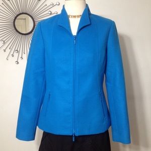 Spanner, Cobalt, Front Zip Jacket